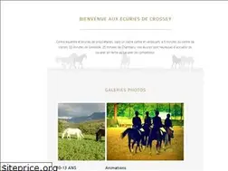 Sites similar to ecuriesdecrossey.com