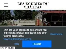 Sites similar to ecuriesduchateau.com