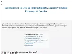 Sites similar to ecusoluciones.com