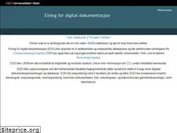 Sites similar to edd.uio.no