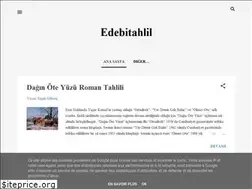 Sites similar to edebitahlil.blogspot.com