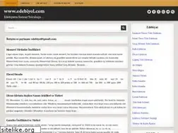 Sites similar to edebiyol.com