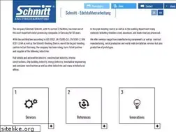 Sites similar to edelstahl-schmitt.de