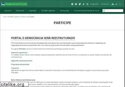 Sites similar to edemocracia.camara.gov.br