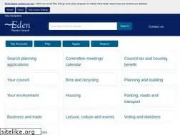 Sites similar to eden.gov.uk