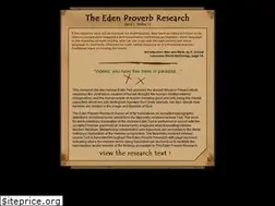 Sites similar to edenproverb.com