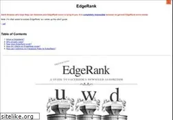 Sites similar to edgerank.net