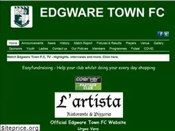 Sites similar to edgwaretownfc.co.uk