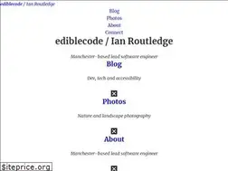 Sites similar to ediblecode.com