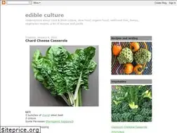Sites similar to edibleculture.blogspot.com