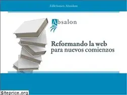 Sites similar to edicionesabsalon.com