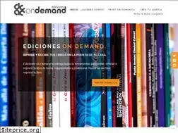 Sites similar to edicionesondemand.cl