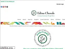Sites similar to edinachorale.org