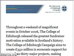 Sites similar to edinburghcampaign.com