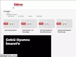 Sites similar to edirnegazetesi.com.tr