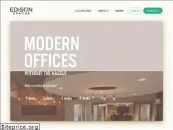 Sites similar to edisonspaces.com