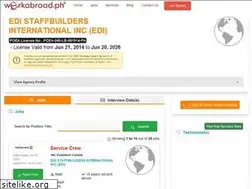 Sites similar to edistaffbuilders.workabroad.ph