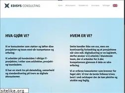 Sites similar to edisys.no