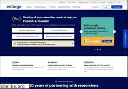 Sites similar to editage.com