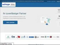 Sites similar to editage.de