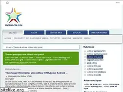 Sites similar to editeurhtml.com