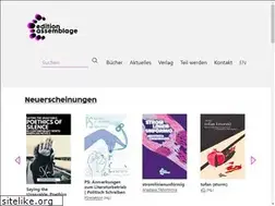 Sites similar to editionassemblage.de