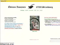 Sites similar to editions-anonymes.fr
