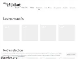 Sites similar to editions-attribut.com
