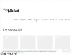 Sites similar to editions-attribut.fr