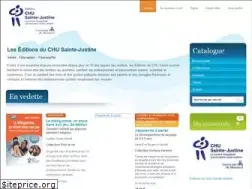 Sites similar to editions-chu-sainte-justine.org