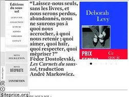Sites similar to editions-du-sous-sol.com