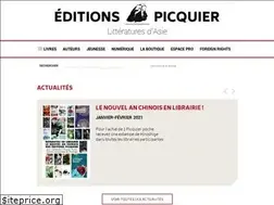 Sites similar to editions-picquier.com