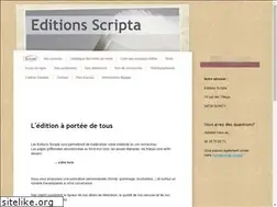 Sites similar to editions-scripta.com