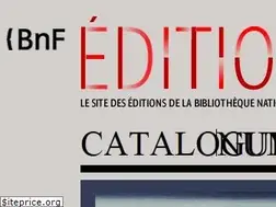 Sites similar to editions.bnf.fr
