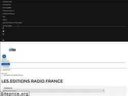 Sites similar to editions.radiofrance.fr