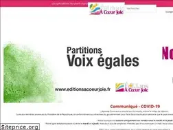 Sites similar to editionsacoeurjoie.fr