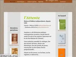 Sites similar to editionsdelattente.com