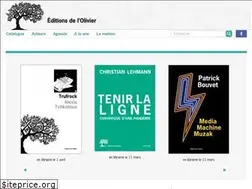 Sites similar to editionsdelolivier.fr
