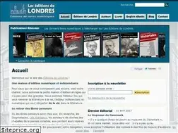Sites similar to editionsdelondres.com