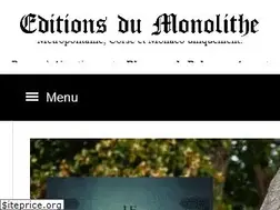 Sites similar to editionsdumonolithe.com