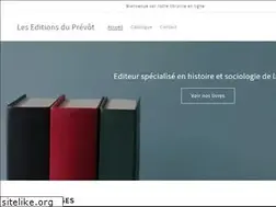 Sites similar to editionsduprevot.com