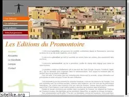 Sites similar to editionsdupromontoire.com