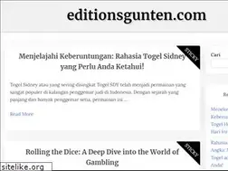 Sites similar to editionsgunten.com