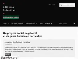 Sites similar to editionshelvetius.com