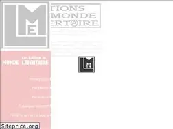 Sites similar to editionsmondelibertaire.org