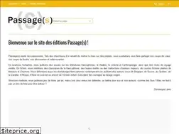 Sites similar to editionspassages.fr