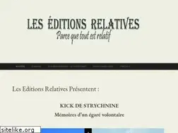 Sites similar to editionsrelatives.fr
