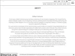 Sites similar to editionventures.be
