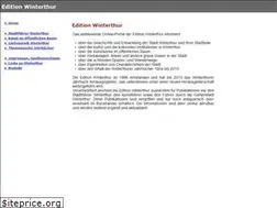 Sites similar to editionwinterthur.ch