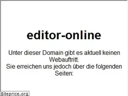 Sites similar to editor-online.de